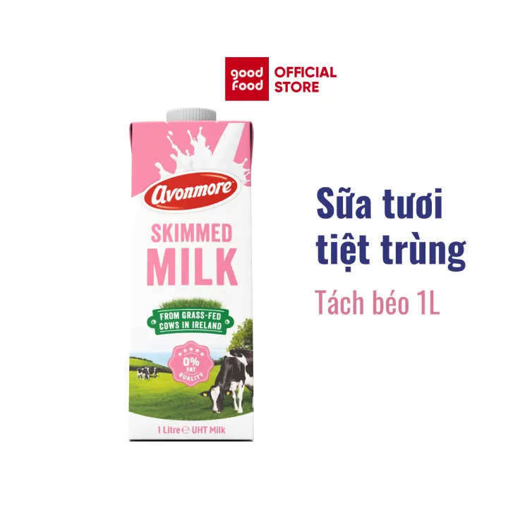 Sữa Tươi Tách Béo Tiệt Trùng (Không Đường) Avonmore Uht Skimmed Milk...