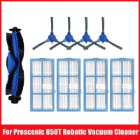 For Proscenic 850T Robotic Vacuum Cleaner Replacement Kit Mop Pad Replacement Parts Main Side Brush Hepa Filter Accessories