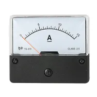 DC 0-15A Current Range Panel Mount Ampere Meter Gauge