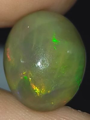 พลอย โอปอล เอธิโอเปีย ธรรมชาติ แท้ ( Natural Opal Ethiopia ) หนัก 3.66 กะรัต