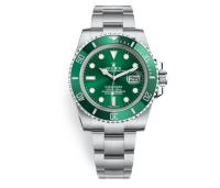 นาฬิกาข้อมือRolex Submarinre Date Green (Hulk)  40 mm. (TOP SIWSS)(สินค้าพร้อมกล่อง) (ขอดูรูปเพิ่มเติมได้ที่ช่องแชทค่ะ)