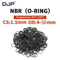 【hot】✿♞℗  OD4-50 NBR O Gasket Thickness CS1.5mm and Wear Resistant Automobile Nitrile Rubber O-Ring