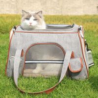 ▨✚ 0 10 KG CAT Dog Pet airplane Carriers Breathable Mesh Foldable Large Capacity Cat Carrying Bag Outdoor Travel Pets Supplies bag