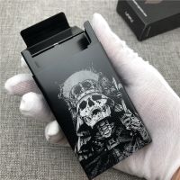 Customizd Death Style Skulls Aluminium Alloy Cigarette Case Boxes Cigarette Box Laser Engraved  Forever Diy Your Picture Storage Boxes