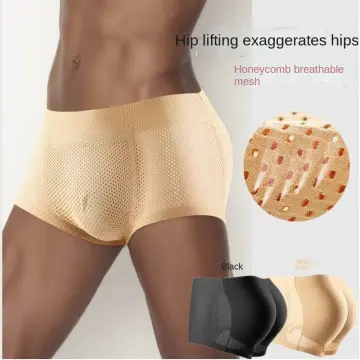 Men Butt Lifter Shapewear Hips Padded Underwear Boxers Enhancing Hip  Enhancement Pad Sweat Absorbing