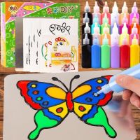 [COD] Childrens plastic painting set baked large ointment cartoon treasure toy summer holiday gift