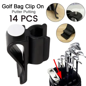 14x Golf Bag Club Organizer Clip Holder Iron Driver Protector Putter Clamp  Set