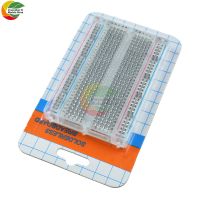 Ziqqucu New Mini Solderless Breadboard Transparent Material 400 Points Available DIY TIE DIY electronic FOR MB-102 MB102