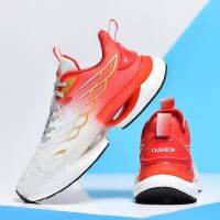 Mens shoes summer trendy breathable mesh casual popcorn fluorescent sports lightweight soft bottom non-slip flying woven shoes