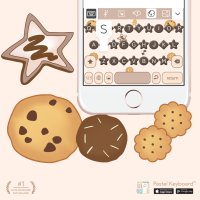 Cookie II Keyboard Theme⎮(E-Voucher) for Pastel Keyboard App