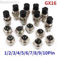 Wholesale Price 5/10 Set GX16 Connector Metal Aviation Female Male Plug Socket 2/3/4/5/6/7/8pin Terminal Fixed /Butt Mobile Type