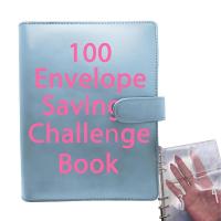 100 Envelope Challenge Binder Fun Budget Binder Challenges Money Budgeting Book Savings Challenges Binder With Envelopes For
