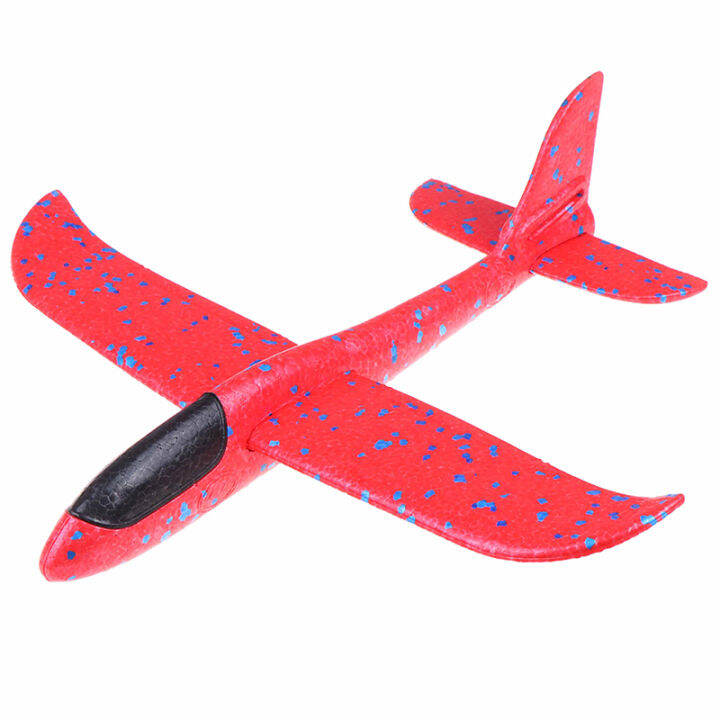 Blowing 37cm foam plane airplane toys hand throw epp launch glider
