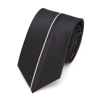 Mens Ties Black Luxurious Necktie Formal Business Wedding Bowtit Fashion Jacquard 6cm Ties for Mens Dress Shirt Accessories Tie Cable Management