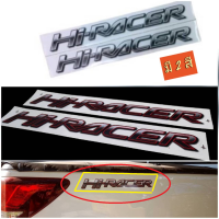 สติ๊กเกอร์ Hi-RACER / ติดข้างท้าย L + R สีแดง หรือ เทา MAZDA BT-50 PRO* จบในร้านเดียว**จัดส่งไว