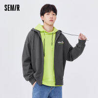 Semir เสื้อแจ็คเก็ตผู้ชายแฟชั่นพิมพ์ลายหลากสี2022,เสื้อโค้ทถักเด็กผู้ชายมีฮู้ดโอเวอร์ไซส์สำหรับต้นฤดูใบไม้ผลิใหม่