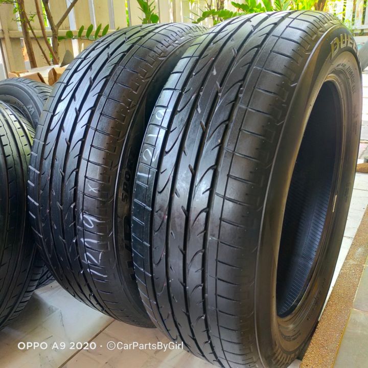 ราคาต่อ-เส้น-ยาง-ฺbridgestone-dueler-225-55-18-ฺปี19-1219-ปะสตีม-2-จุด-ไม่มีผลต่อการใช้งาน