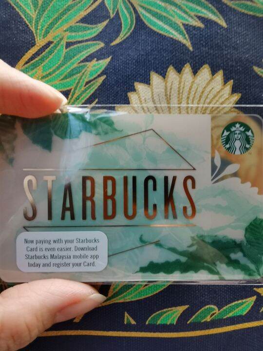 Starbucks gold wording plastic swipe card 2022 | Lazada