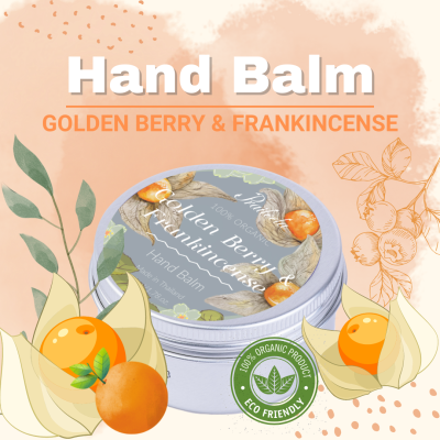 🙌PRAILEELA👏 Golden Berry &amp; Frankincense Hand Balm บำรุงเล็บ บำรุงผิวมือ เล็บ บาล์ม