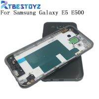 เคส Rtbestoyz วัสดุโลหะคลุมประตูหลังปลอกหุ้มสำหรับ Samsung Galaxy E5 E500h E500