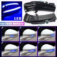 Flowing Water Blinker Light Waterproof For FORD MONDEO MK5 2014-2019 Sequential Dynamic Flasher Blue LED Turn Signal Light