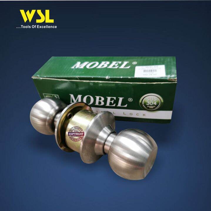 Passage Cylinder Lock Inside and outside knob W/O keys Lazada
