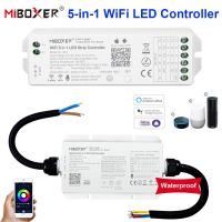 Miboxer WL5 WL5-WP WiFi LED Strip Controller Dimmer Waterproof DC12V 24V For Single color/CCT/RGB/RGBW/RGB+CCT Strip Light Lamp