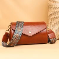 -gh230522g Soft leather handbag 2023 the new plant tanned leather shoulder inclined shoulder bag national wind restoring ancient ways is large capacity pillow package