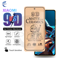 กระจกอย่างหนา Matte 9D ชนิดเคลือบเพื่อความอ่อนโยนสำหรับ Xiaomi POCO C40 X5 X3 X4 F3 F4 M3 M4 M5 GT NFC 5G 4G 2022ฟิล์มปกป้องหน้าจอ