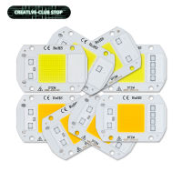 โคมไฟชิปหลอดไฟ LED ค็อปลูกปัด5W 10W 20W 30W 50W AC 220V สมาร์ทไอซีสปอตไลท์หลอด Led