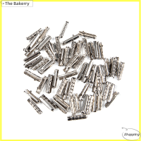 [The Bakerry] 50pcs เชือกผูกรองเท้า HEAD aglets DIY เชือกผูกรองเท้าซ่อมรองเท้าลูกไม้เคล็ดลับเชือกหัวคลิป