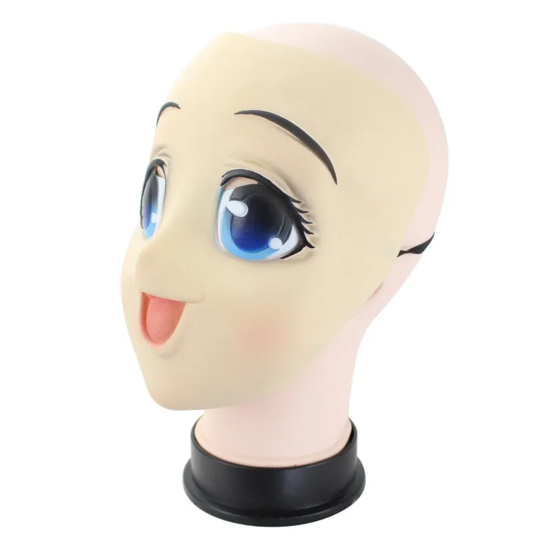 Amazon.com: KuKu Comic Resin BJD Crossdresser Cosplay Anime Kigurumi Doll  Mask (full head) : Arts, Crafts & Sewing
