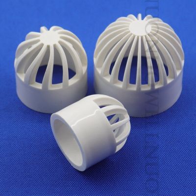 2~20Pcs PVC Pipe Breathable Filter Cap Fish Tank Permeable Lsolation Screen Pervious Cap Seafood pool Overflow Pipe Fittings Pipe Fittings Accessories