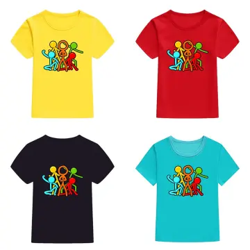  Five Stick Figures Alan Becker Youth T-Shirt Fashion