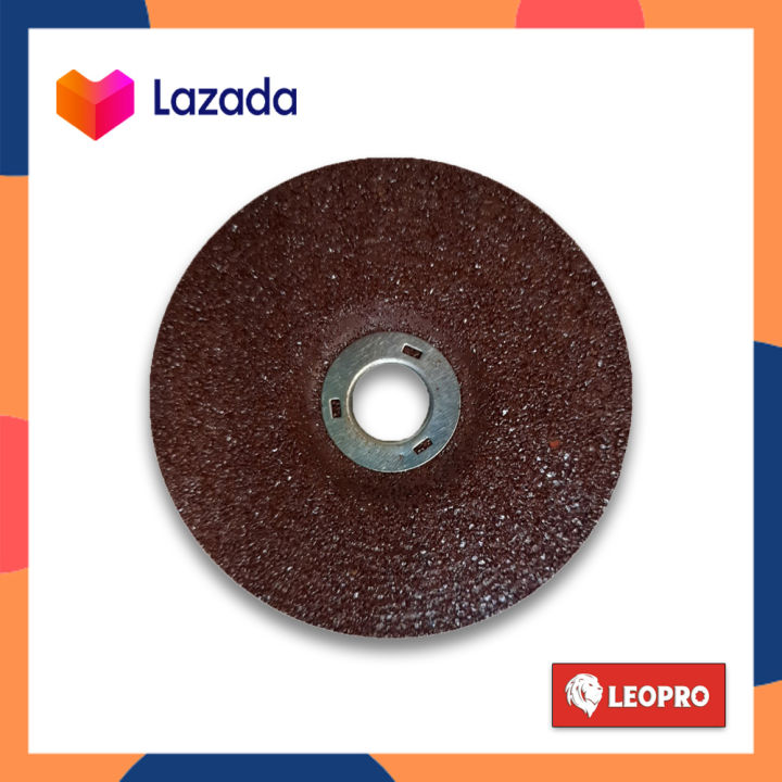 leopro-lp02003-แผ่นขัดเหล็กสีแดง-แผ่นเจียรสีแดง-แผ่นขัดเหล็กเรียบสีแดง-ใบเจียรขัดเหล็ก-ใบขัดเหล็ก-4-100x6x16mm-a24r