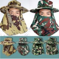 TeleCorsa หมวกคลุม กันแดดลายทหาร(คละสี) รุ่น FarmingSoldierMask-00d-Mask