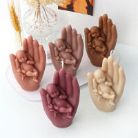 Chocolate Ice Mould Candle Making Tools Palm Baby Silicone Candle Mold Soap Resin Plaster Making Set Hand Rest Babies