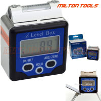 Inclinometer ดิจิตอล360องศาพร้อม Spirit Bubble Digital Protractor Bevel Digital Angle Meter