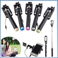 JXFTKM แบบพกพา ขยายได้ การท่องเที่ยว ไม้เซลฟี่ การถ่ายภาพ มีสาย Monopod มือถือ