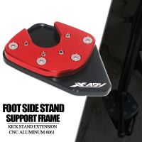 Olor สำหรับฮอนด้า X-ADV XADV 750 2017 2018อลูมิเนียม CNC รถจักรยานยนต์ตัวขยายสำหรับตั้งด้านข้างเตะยืนแผ่นขาตั้งด้านข้างมอเตอร์ไซด์ทองคำสีแดงแผ่นขยาย