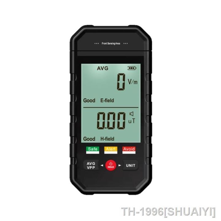 shuaiyi-เครื่องวัด-emf-เครื่องตรวจจับรังสีสนามแม่เหล็กไฟฟ้าแบบดิจิตอลจอ-lcd-มือถือ