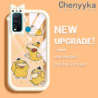 เคส Chenyyka สำหรับ VIVO Y30 Y30i Y50เคสลายการ์ตูน,เคสนิ่มกันรอยขีดข่วนเคสโทรศัพท์โปร่งใสฝาครอบป้องกันเลนส์กล้องถ่ายรูปซิลิกาเจล TPU