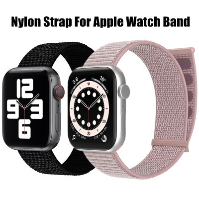 Nylon Loop Strap For Apple Watch Band 44mm 40mm 49mm 45mm 41mm 42/38mm Wristband Correa Bracelet iWatch Series 7 8 3 6 SE Ultra