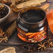 Tẩy tế bào chết toàn thân Exclusive Cosmetic Quế Hồi Cafe dạng vật lý 380g