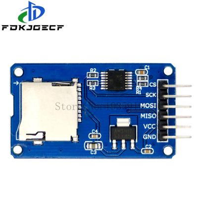 ชุดสำหรับ Arduino Diy SPI โมดูลป้องกันหน่วยความจำเครื่องอ่านบัตร TF บอร์ดเก็บข้อมูลขนาดเล็กการ์ด SD ขนาดเล็กวงจรรวม