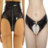 Women Sexy Faux Leather black Shorts interest charm Hot Shorts YF049- 295