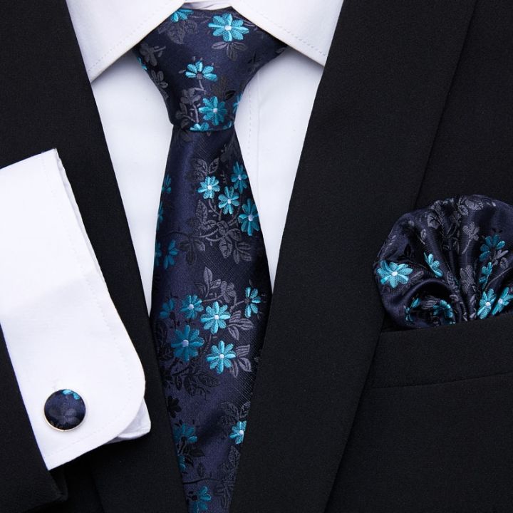 new-red-tie-silk-woven-men-necktie-hanky-cufflinks-set-luxury-men-39-s-party-corbatas-office-gravatas-fit-wedding-gift-holiday