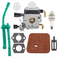 With Line FS55R HL45 FS38 Fuel FS55 Kit Carburetor New For