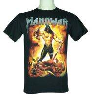 เสื้อวง MANOWAR เสื้อใส่สบาย Rock มาโนวอร์ ไซส์ยุโรป PTD1477