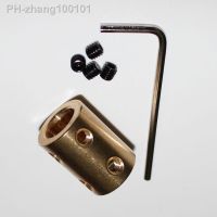 OD20 L22 10mmx12mm Brass Copper Rigid Tube Coupler 10mmx12mm Motor Connector Flexible Coupling Accessories Mold Metal Mechanical